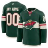 Miesten NHL Minnesota Wild Pelipaita Custom Fanatics Premium Koti 2024-25 Vihreä Miesten NHL Minnesota Wild Pelipaita Custom Fanatics Premium Koti 2024-25 Vihreä